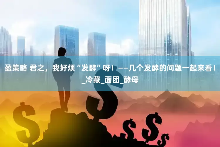 盈策略 君之，我好烦“发酵”呀！——几个发酵的问题一起来看！_冷藏_面团_酵母