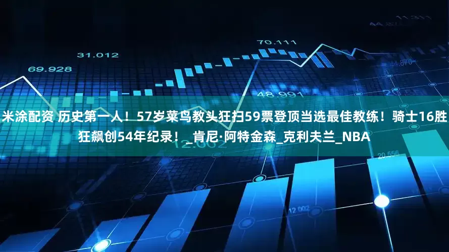 米涂配资 历史第一人！57岁菜鸟教头狂扫59票登顶当选最佳教练！骑士16胜狂飙创54年纪录！_肯尼·阿特金森_克利夫兰_NBA
